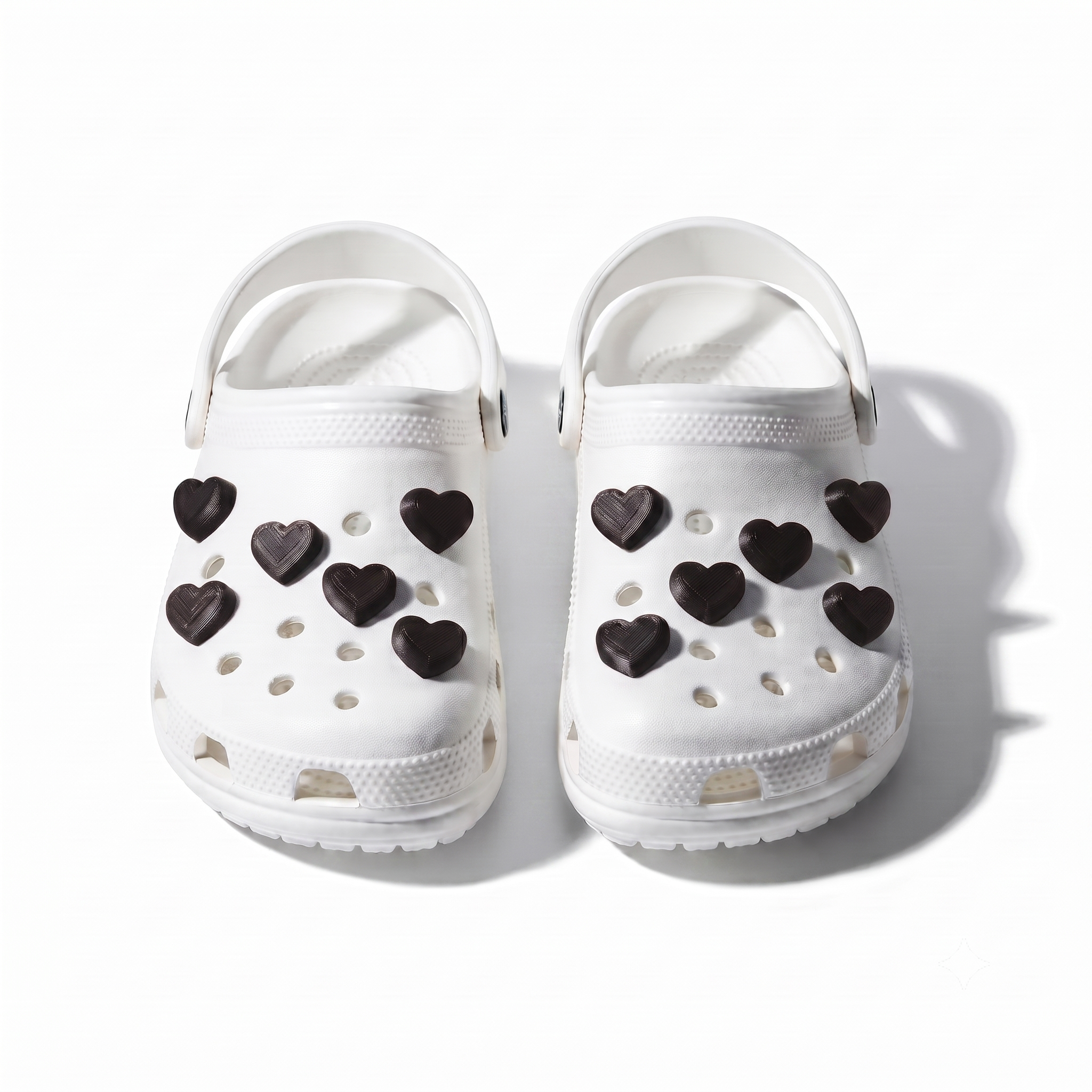 Heart Charms — Set of 8 pcs for shoes