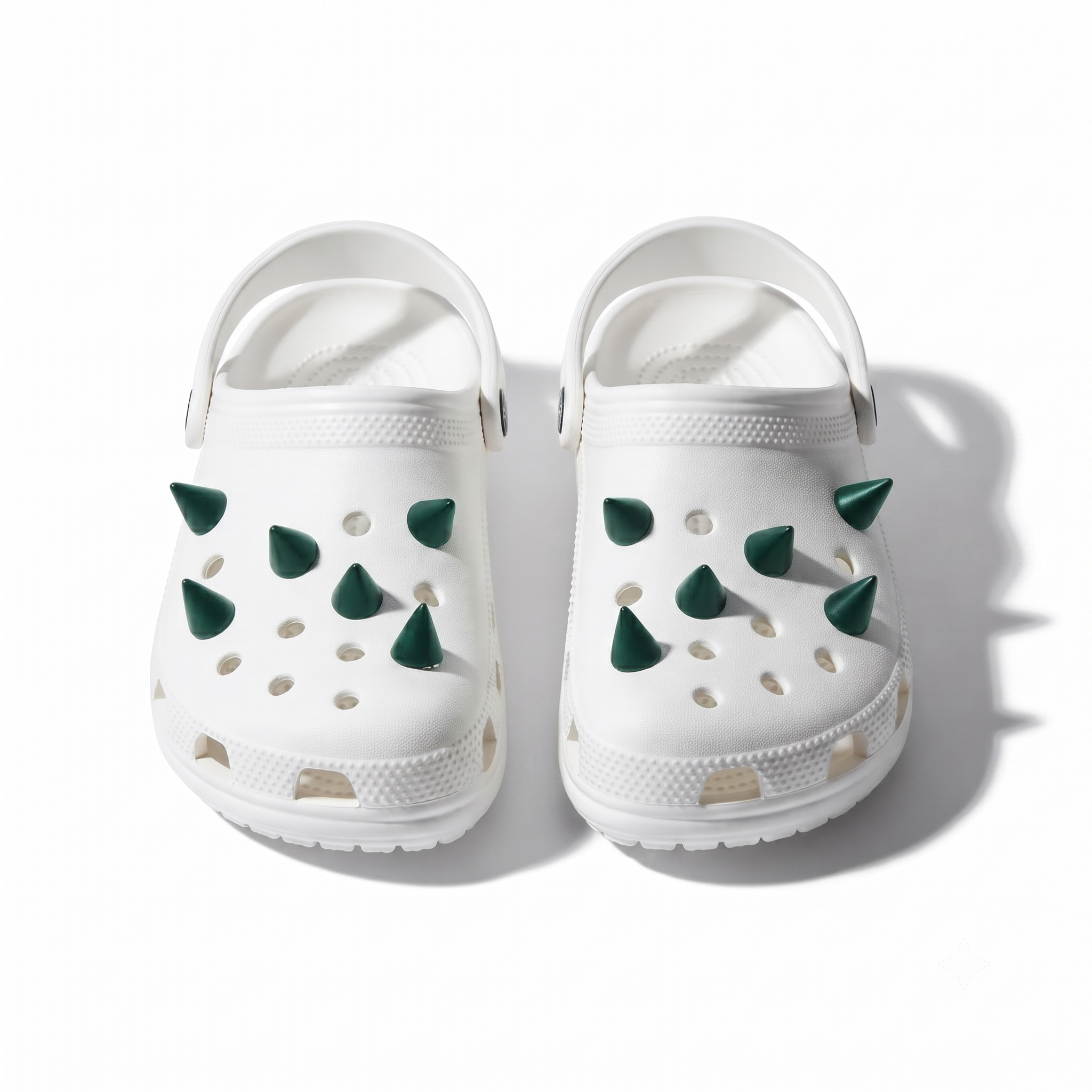 Charms Spike Noir — Set de 8 pcs pour chaussures