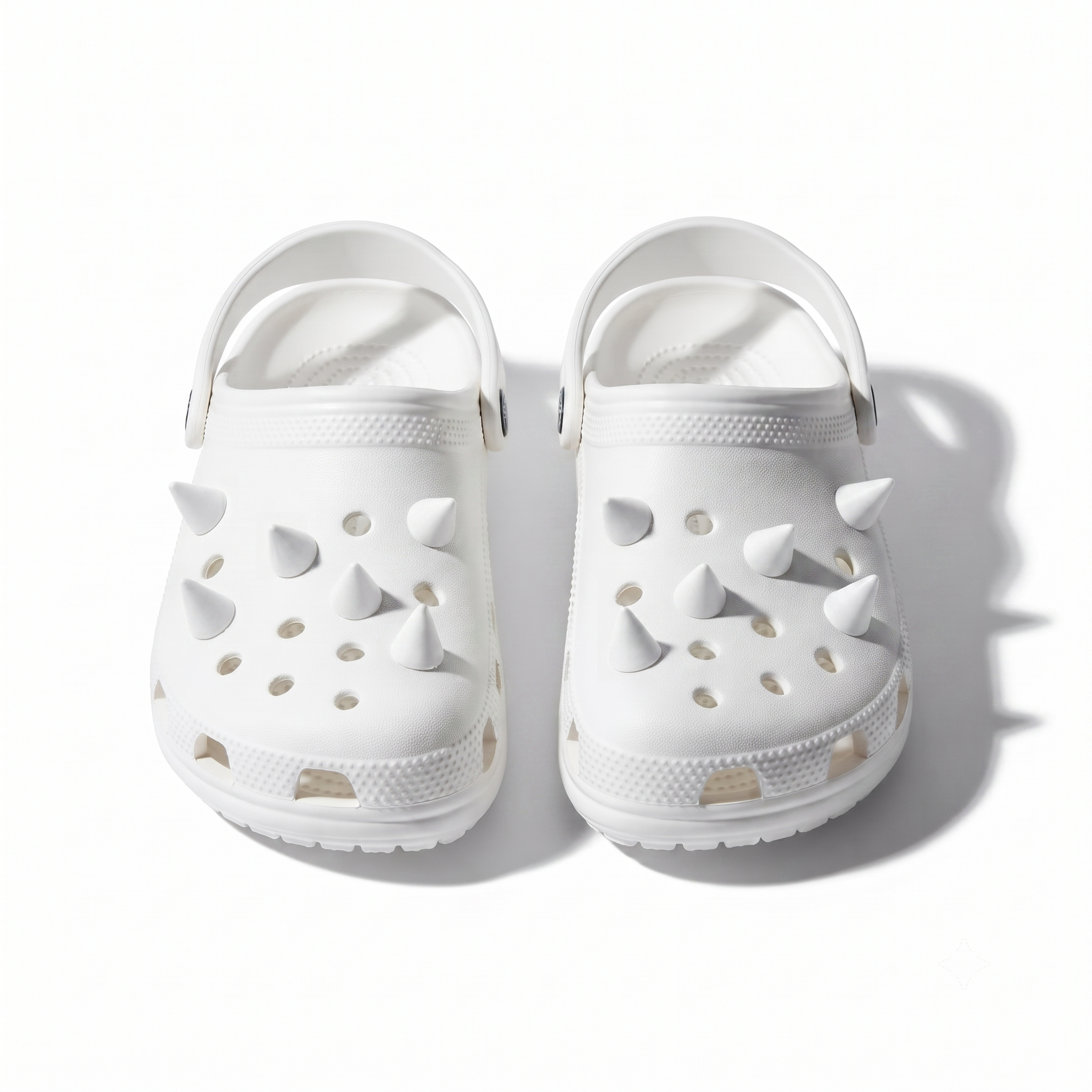 Charms Spike Noir — Set de 8 pcs pour chaussures